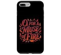 Distressed Muse Fire King Henry Fifth Shakespeare Quotation Case for iPhone 7 Plus/8 Plus