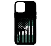 Distressed Nigeria flag over American flag Case for iPhone 12 mini
