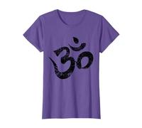 Distressed Om Meditation Spiritual Indian Yoga Symbol Om T-Shirt