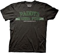 Distressed Paddy's Irish Pub T Shirt Tee Grey(Small)