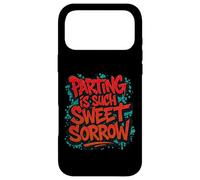 Distressed Parting Sweet Sorrow Romeo Juliet Quotation Mime Case for iPhone 17 Pro Max