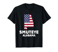 Distressed Patriotic USA Flag Smuteye, Alabama T-Shirt