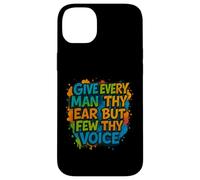 Distressed Polonius Advice Ear Voice Hamlet Shakespeare Meme Case for iPhone 14 Plus
