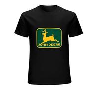 Distressed Retro, Logo, John, Deere, T-Shirt,Unisex T-Shirt BlackXL Black XL