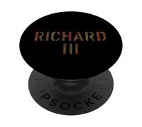 Distressed Richard Third History Play Shakespeare Title Meme PopSockets Adhesive PopGrip