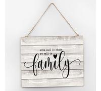 Distressed Shelf Décor Wooden Plaque Sign Some Call It Chaos We Call It Family Positive Wall Art Wood Plaque Sign 10x12 Inspirational Word Sayings Wooden Hanging Signs Home Decor for Bedroom Pantry