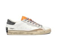 Distressed Sneaker, male, Crime London, Sneakers, White, 6 UK, Shoes 6 UK