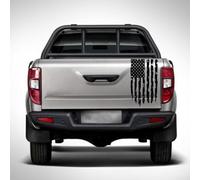 Distressed Tailgate Vinyl Decal Flag Truck Sticker 52x30cm PVC Material Easy Application Removable for Most Trucks