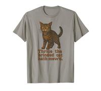 Distressed Thrice Brinded Cat Macbeth Witch Familiar Spirit T-Shirt