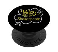 Distressed Today Is For Shakespeare Humorous Slogan PopSockets Adhesive PopGrip