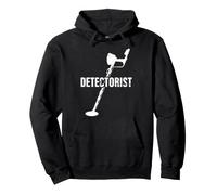 Distressed Treasure Hunter & Metal Detecting Pullover Hoodie