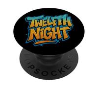 Distressed Twelfth Night Comedy Title Shakespeare Play Meme PopSockets Adhesive PopGrip