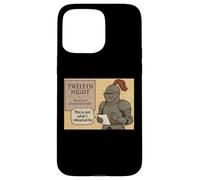 Distressed Twelfth Night Knight Shakespeare Comedy Play Meme Case for iPhone 15 Pro Max