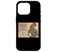 Distressed Twelfth Night Knight Shakespeare Comedy Play Meme Case for iPhone 16 Pro