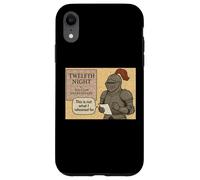 Distressed Twelfth Night Knight Shakespeare Comedy Play Meme Case for iPhone XR