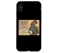Distressed Twelfth Night Knight Shakespeare Comedy Play Meme Case for iPhone XS Max