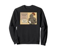 Distressed Twelfth Night Knight Shakespeare Comedy Play Meme Sweatshirt