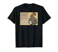 Distressed Twelfth Night Knight Shakespeare Comedy Play Meme T-Shirt