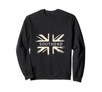 Distressed Union Jack Flag Design Southend UK Flag Southend Sweatshirt