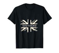 Distressed Union Jack Flag Design Southend UK Flag Southend T-Shirt