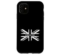 Distressed Union Jack Flag Design UK Flag Gibraltar Case for iPhone 11