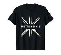 Distressed Union Jack Flag Design UK Flag Milton Keynes T-Shirt
