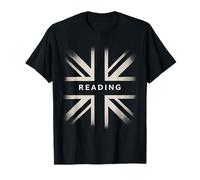 Distressed Union Jack Flag Reading Design UK Flag Reading T-Shirt