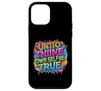 Distressed Unto Thine Own Self Be True Hamlet Shakespeare Case for iPhone 12 mini