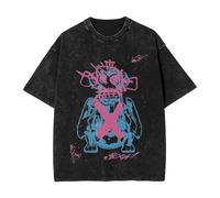 Distressed Vintage Jinx Tee | Arcane TV Series Unisex Shirt, Gaming & Fan Merch Gift Idea (Black 20,XXL)