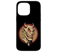 Distressed Vintage Smiling Devil Case for iPhone 14 Pro Max