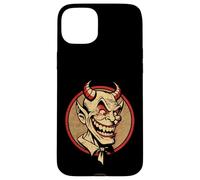 Distressed Vintage Smiling Devil Case for iPhone 15 Plus
