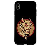 Distressed Vintage Smiling Devil Case for iPhone XS Max