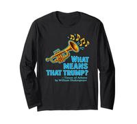 Distressed What Means Trump Timon Athens Shakespeare Quote Long Sleeve T-Shirt