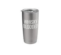 Distressed Whiskey Blooded Stainless Steel Insulated Tumbler