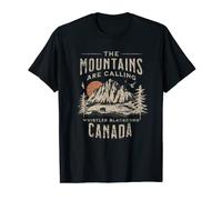 Distressed Whistler Blackcomb Canada Mountains T-Shirt