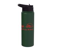 Distressed Yeah I'm Fine, Drowning Skull, Everything's Fine Stainless Steel Insulated Water Bottle