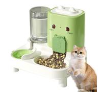 Distributeur Automatique De Nourriture Pour Chat - Distributeur Croquettes Chat | Distributer De Nourritur Pour Chien 2 En 1 | Gamelle À Nourriture Et À Eau Pour | Abreuvoir Amovible Pour Animaux D