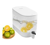 Distributeur De Boissons - Pichet Avec Distributeeur À Robinet Transparent | Pratique Distribuuteur D'eau Au Citron Grande Capacité | Adapté Pour Les Boissonns Froides À Emporter, Servir Ou Réfrigérer