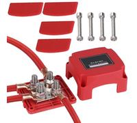 Distribution Block, 48V Bus Bar RV Negative Power Distribution Block, Negative Connector Car Accessories for Solar Wiring Electricians Technicians Builders Data Center