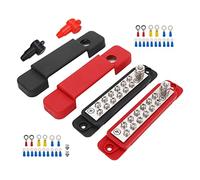 Distribution board 12 12V 180A busbar with 32 terminals with protective cover Marine Vehicle for Marine Vehicle Cabinets Industrial Control Cabinets