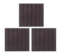 Distribution Box Cover, 12 Pack Electrical Panel Sunshade Shield for Outdoor Distribution Box, Weatherproof Protection Cover for Electric Box(Black)