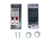 Distribution Box IP65 2 Way Flame Retardant MCB C Type Distribution Case for Outdoor Use (16A 32A)