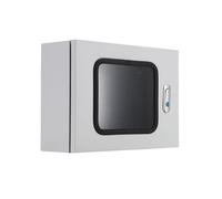 Distribution box,Outdoor Waterproof Stainless Steel Electrical Box Enclosure, Wall-Mounted Junction Project Box for Electronics, Removable Mounting Plate & Lock,B-30x15x25cm