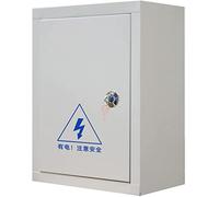 Distribution box,Weatherproof Steel Electrical Junction Box, Insulated with Secure Locks & Mounting Plate for Outdoor/Indoor Use, Durable Protection Against Elements