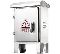 Distribution BoxOutdoor Electrical Boxes Outdoor Stainless Steel Electrical Junction Box, Weatherproof Electrical Enclosure Instrument Box Control Boxes, Wall-M(One Color-H30*L25*W15cm)