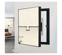 Distribution Cover Decoration Breaker Electrical Panel Fuse Switch Open to The Left Decorative Electric Meter Box Study and Living Room(C,80x60cm)