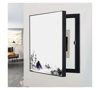 Distribution Cover Decoration Breaker Electrical Panel Fuse Switch Open to The Left Decorative Electric Meter Box Study and Living Room(B,55x45cm)