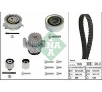 Timing Belt & Water Pump Kit fits VW PASSAT 1.6D 2.0D 08 to 15 Set INA Quality
