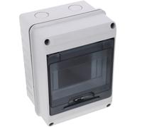 Distribution Protection Box 5-way Ip65 Outdoor Indoor Wall | ABS PC Build, Window, Sturdy Safe Reliable, Easy Installation for Circuit Breaker Use