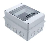 Distribution Protection Box Ip65 Outdoor Waterproof 5 Way | ABS PC Build, Unique Window Design, Safe Sturdy Fit, Din Enclosure for Electrical Boxes